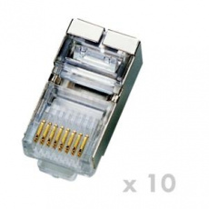 DATACOM Plug STP CAT5E 8p8c- RJ45 drát (10ks) DATACOM Plug STP CAT5E 8p8c- RJ45 drát (10ks)