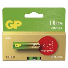 GP AA Ultra alkalická (LR6) - 8 ks GP AA Ultra alkalická (LR6) - 8 ks