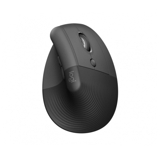 myš Logitech Lift Vertical Ergonomic Mouse, nano USB + Bluetooth, Grafitová