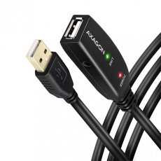 AXAGON ADR-205, USB 2.0 - aktivní prodlužovací / repeater kabel, 5m AXAGON ADR-205, USB 2.0 - aktivní prodlužovací / repeater kabel, 5m