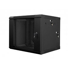 LANBERG RACKOVÁ SKŘÍŇ 19" DVOUDÍLNÁ NÁSTĚNNÁ 9U/600X600 (FLAT PACK) ČERNÁ