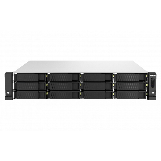 QNAP TS-h1887XU-RP-E2336-16G (Xeon 6core, ZFS, 16GB ECC RAM, 12x 3,5" + 6x2,5", 2x 2,5GbE, 2x10GbE) QNAP TS-h1887XU-RP-E2336-16G (Xeon 6core, ZFS, 16GB ECC RAM, 12x 3,5" + 6x2,5", 2x 2,5GbE, 2x10GbE)