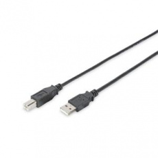Digitus USB 2.0 connection cable, type A - B M/M, 5.0m, USB 2.0 conform, bl Digitus USB 2.0 connection cable, type A - B M/M, 5.0m, USB 2.0 conform, bl