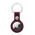 AirTag FineWoven Key Ring - Burgundy