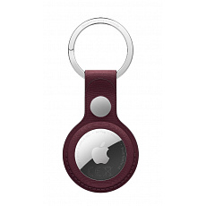 AirTag FineWoven Key Ring - Burgundy AirTag FineWoven Key Ring - Burgundy