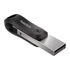 SanDisk iXpand Flash Drive Go/256GB/300MBps/USB 3.0/Lightning + USB-A/Černá