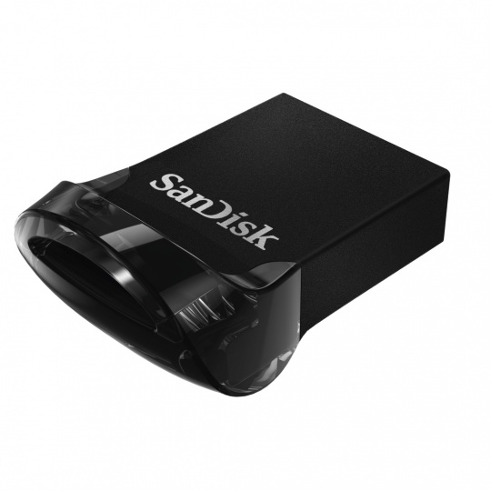 SanDisk Ultra Fit/128GB/130MBps/USB 3.1/USB-A/Černá