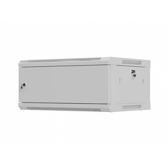 NÁSTĚNNÁ INSTALAČNÍ SKŘÍŇ 19" 4U 600X450 ŠEDÁ KOV