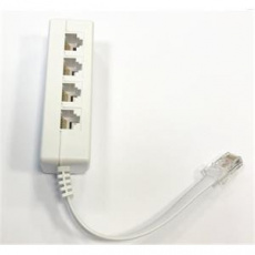 DATACOM Rozčtverka UTP CAT3 4xRJ45 (8p2c-1M/4F) DATACOM Rozčtverka UTP CAT3 4xRJ45 (8p2c-1M/4F)