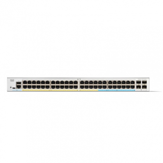 Cisco Catalyst switch C1300-48P-4G (48xGbE,4xSFP,48xPoE+,375W) - REFRESH