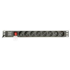 Gembird PDU 8 schucko, C14, 1U, 10 A, 3m Gembird PDU 8 schucko, C14, 1U, 10 A, 3m