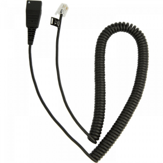 Jabra QD-RJ10, 0,5-2m, coiled - Cisco