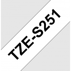 TZE-S251, bílá/černá, 24mm TZE-S251, bílá/černá, 24mm