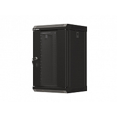 LANBERG RACKOVÁ SKŘÍŇ 10" NÁSTĚNNÁ 9U/300X300 (FLAT PACK) S PROSKLENÝMI DVEŘMI ČERNÁ