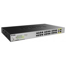 D-Link DGS-1026MP 24x10/100/1000 Desktop Switch - AKCE!