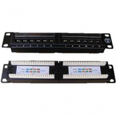 OPTIX UTP Integrovaný patch 10" panel 12p. 1U OPTIX UTP Integrovaný patch 10" panel 12p. 1U