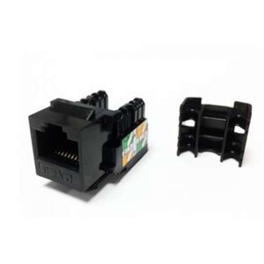 DATACOM Keystone RJ45 UTP CAT6 (DUAL) MINI černý