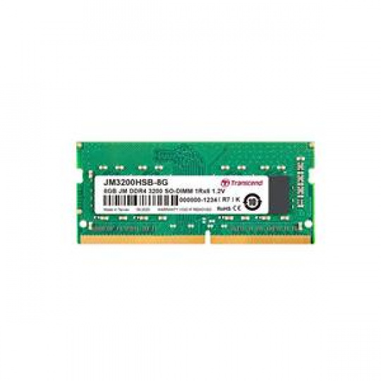 Transcend paměť 8GB (JetRam) SODIMM DDR4 3200 1Rx16 1Gx16 CL22