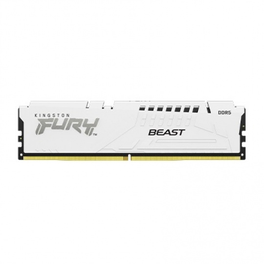 Kingston FURY Beast White/DDR5/16GB/5200MHz/CL40/1x16GB/White