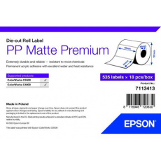 PP Matte Label Premium, 76mm x 51mm, 535 Labels