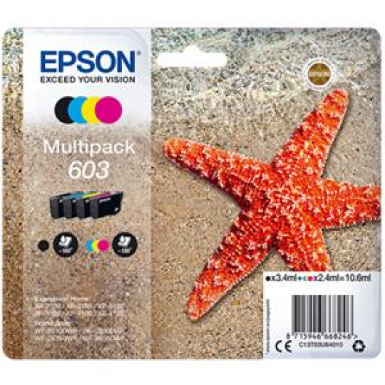 EPSON cartridge T03U640 (black/cyan/magenta/yellow) multipack (hvězdice)