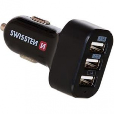 SWISSTEN CAR CHARGER WITH 3x USB 5,2A POWER SWISSTEN CAR CHARGER WITH 3x USB 5,2A POWER