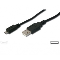 PremiumCord Kabel micro USB, A-B 0,5m