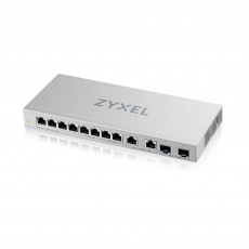 Zyxel XGS1010-12 v2, 12-Port Gigabit Unmanaged Switch with 8-Port 1G + 2-Port 2.5G + 2-Port SFP+ Zyxel XGS1010-12 v2, 12-Port Gigabit Unmanaged Switch with 8-Port 1G + 2-Port 2.5G + 2-Port SFP+