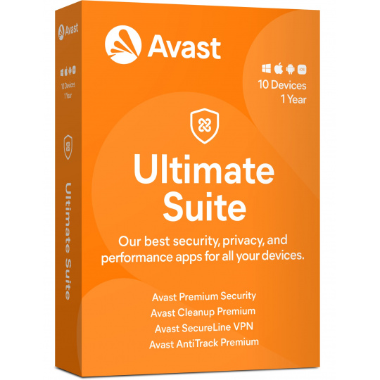 Renew AVAST Ultimate MD up to 10 connections 1Y