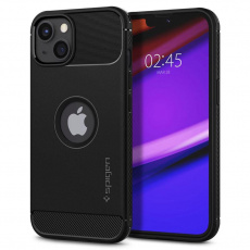 Ochranný kryt Spigen Rugged Armor pro iPhone 13 černý Ochranný kryt Spigen Rugged Armor pro iPhone 13 černý