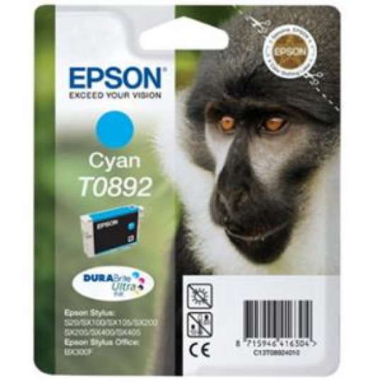EPSON cartridge T0892 cyan (opice)