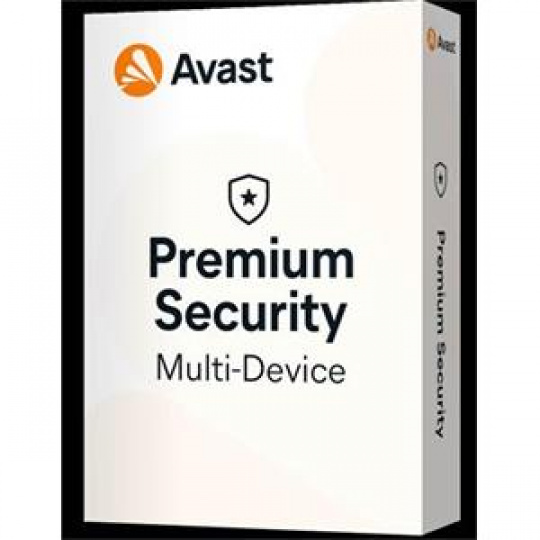 Prodloužení Avast Premium Security (Multi-Device, až 10 zařízení) na 1 rok