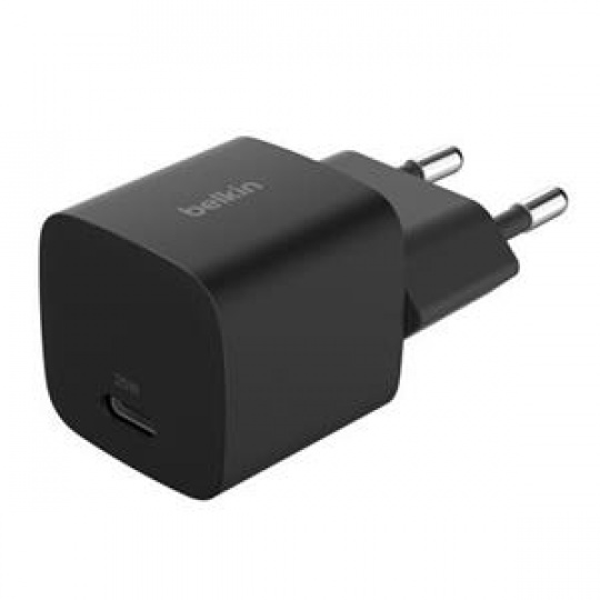 Belkin BOOST CHARGE™ 25W USB-C Power Delivery PPS nástěnná nabíječka, černá