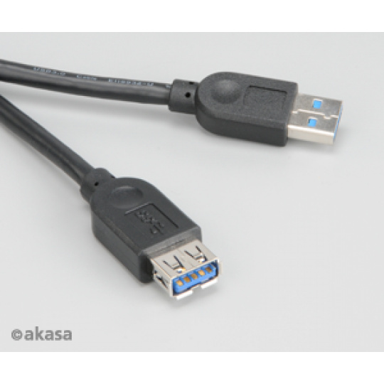 AKASA - prodlužovací kabel USB 3.0 typ A - 1,5 m