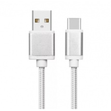 TB Touch USB - USB-C kabel, 2m, stříbrný