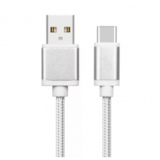 TB Touch USB - USB-C kabel, 2m, stříbrný TB Touch USB - USB-C kabel, 2m, stříbrný