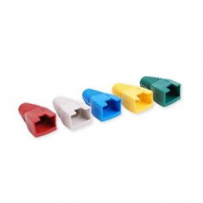 OPTIX Návlek na plug RJ45 s výřezem, šedý, pack (100ks) OPTIX Návlek na plug RJ45 s výřezem, šedý, pack (100ks)