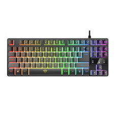 klávesnice TRUST GXT833 THADO TKL KEYBOARD CZ/SK, herní kovová klávesnice TRUST GXT833 THADO TKL KEYBOARD CZ/SK, herní kovová