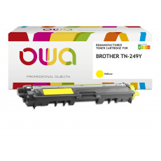 OWA Armor toner kompatibilní s Brother TN-249Y, 4000st, žlutá/yellow OWA Armor toner kompatibilní s Brother TN-249Y, 4000st, žlutá/yellow