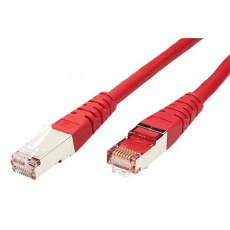 Patchkabel S/FTP,Cat6,2xRJ45, 2m červený