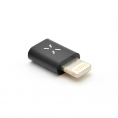 Redukce FIXED z microUSB na Lightning, černá Redukce FIXED z microUSB na Lightning, černá