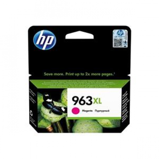 HP 963XL High Yield Magenta Original Ink Cartridge - 1600 stran pro OJ 9010, 9013,9020 - blistr