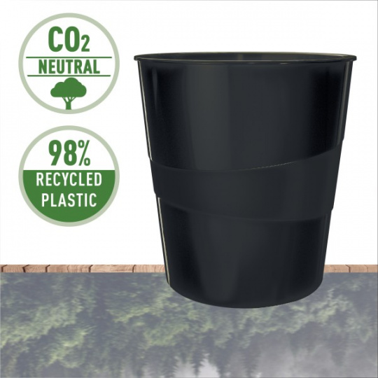 LEITZ Ekologický odpadkový koš  RECYCLE 15l, černý