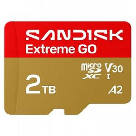 SanDisk Extreme GO MicroSD UHS-I 2TB 240MB/s(R) / 160MB/s(W)