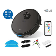 iGET HOME Hurricane G3 - robotický vysavač i mop, Lidar, kompatibilní s košem GS1, Android, iOS iGET HOME Hurricane G3 - robotický vysavač i mop, Lidar, kompatibilní s košem GS1, Android, iOS