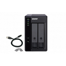 QNAP TR-002 rozšiřovací jednotka pro PC či QNAP NAS (2x SATA / 1x USB 3.1 typu C - Gen 2)