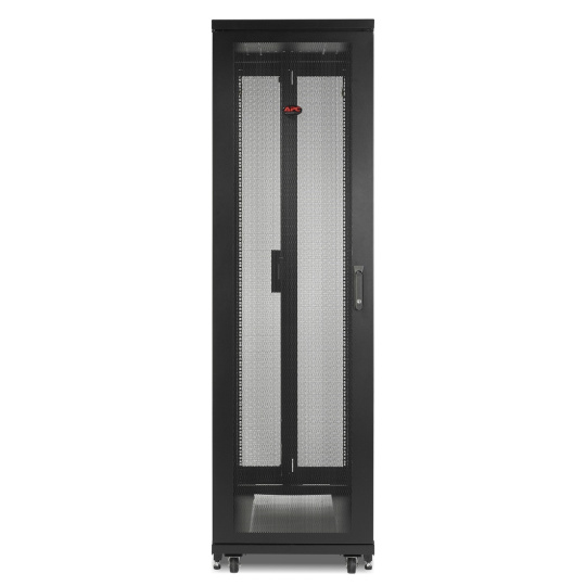 NetShelter SV 42U 600mm Wide x 1060mm Deep Enclosure with Sides, Black, Single Rack Unassembled