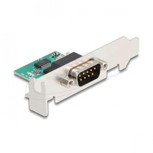 Delock Převodník USB na RS-232 FTDI FT231XS USB 2.0 pin samec na D-Sub 9 samec s nízkoprofilovým držákem a kabelem 30 cm