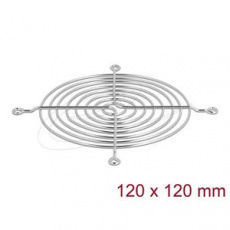 Delock Mřížka ventilátoru, 120 x 120 mm, stříbrná Delock Mřížka ventilátoru, 120 x 120 mm, stříbrná