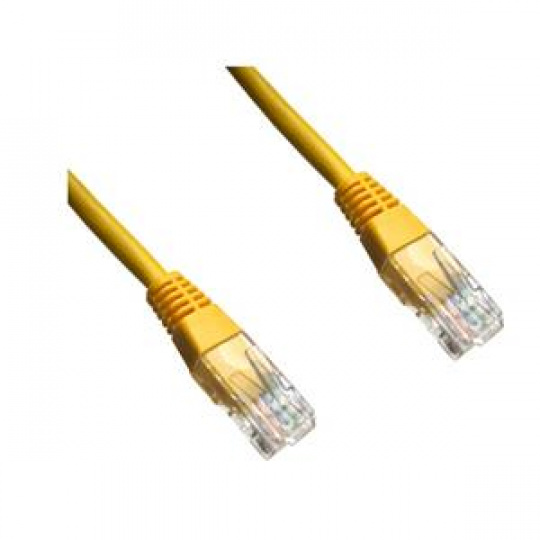 DATACOM Patch cord UTP CAT5E 7m žlutý